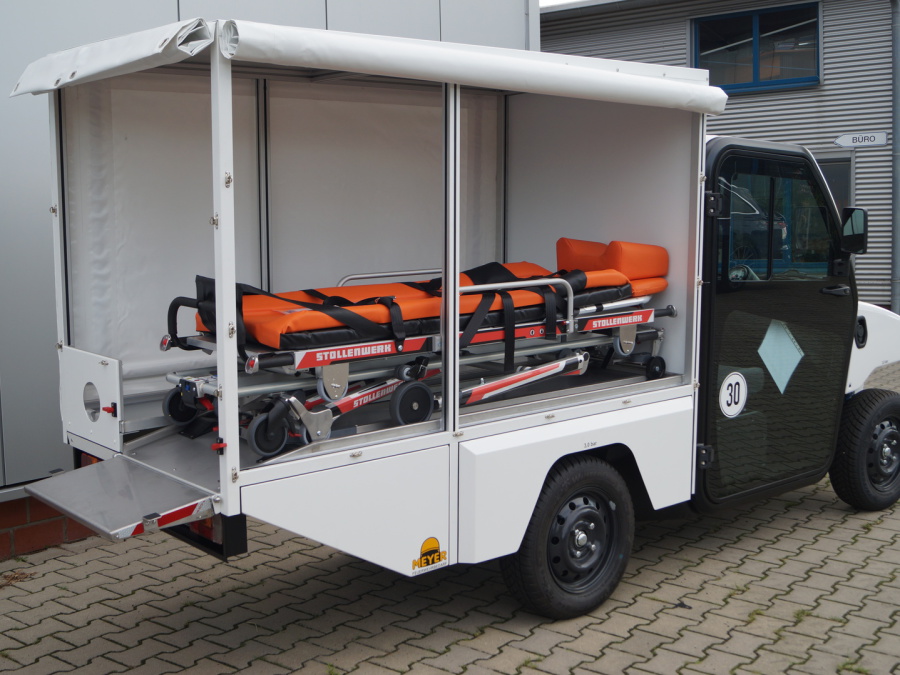 Elektro Fahrzeug Goupil krankentransport