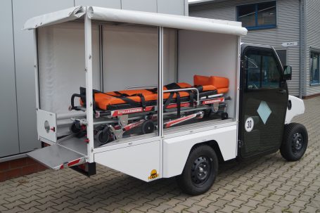 Elektro Krankenwagen Stadion