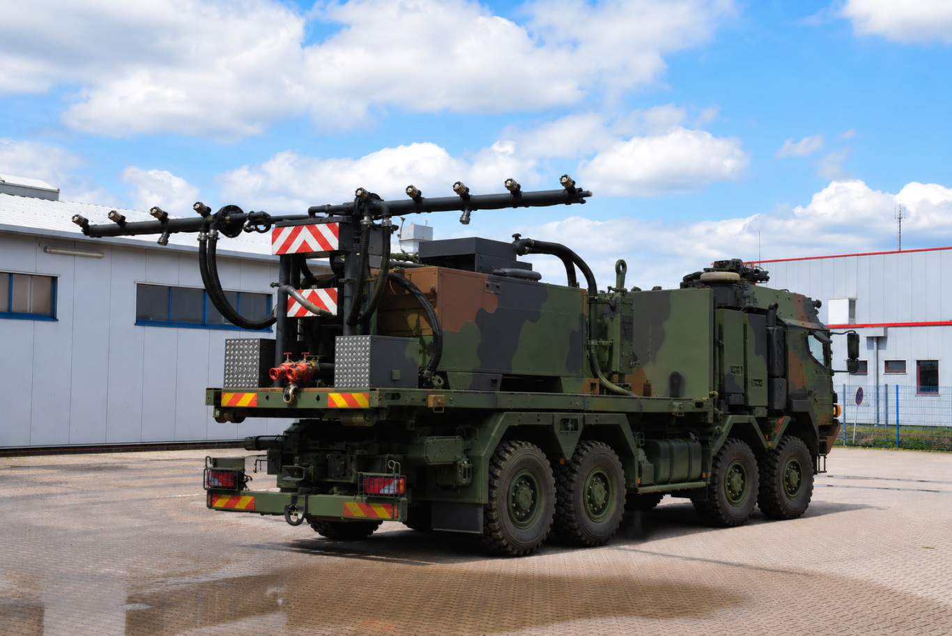 KI-generiert GTLF Löschgigant Waldbrand MAN KAT1 GL