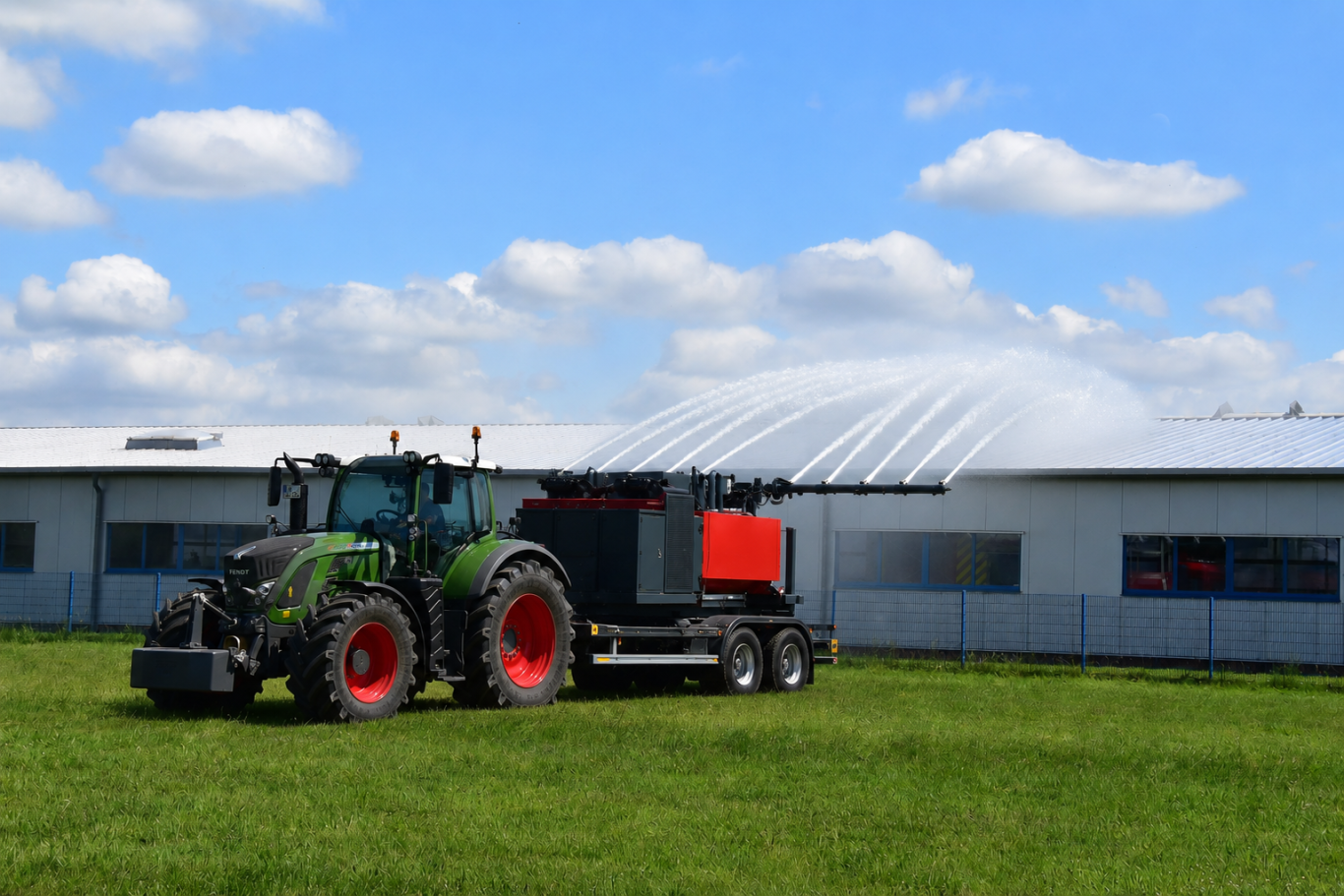 KI-generiert GTLF Löschgigant Waldbrand Trecker Traktor